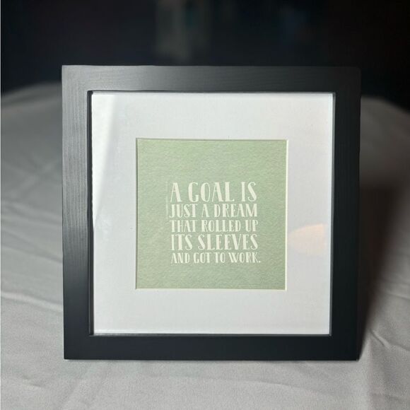 NEW! 4” x 4” Matted & Framed Motivational Sign Wall or Table Display - Picture 5 of 5